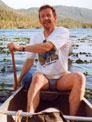 [photo: Mark canoeing, Admiralty Island]